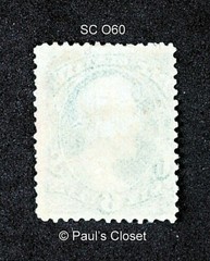 US DEPT OF STATE OFFICIAL STAMP SC O60 6¢ LINCOLN 1873 MINT ORIGINAL GUM F/VF