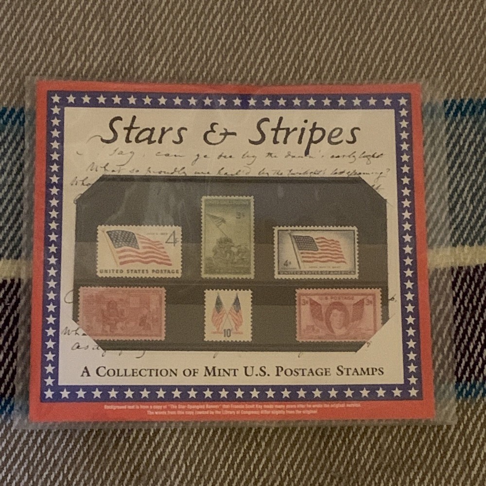 US Star & Stripes Postage Stamp Collection MINT