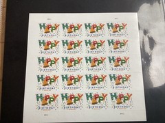 HAPPY BIRTHDAY 20 count USA Forever stamps-NEVER USED