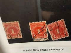 U.S. Postage Due stamps scott #J80 – 1 cent issue of 1931 Used (3 pcs)