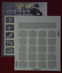 Three Sheets x 20 = 60 of TV EARLY MEMORIES 44¢ US Postage Stamps. USA Sc # 4414