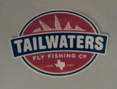 TAILWATERS FLY FISHING TEXAS STICKER  DECAL