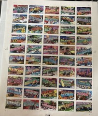 US SCOTT 3561 – 3610 SHEET OF 50 GREETINGS 34 CENT FACE MNH Stamps 17.00 Face