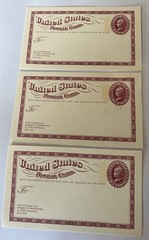 U.S. Postal Card 6 Cent 1873-1973- 7 cards Unused