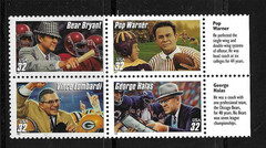 USA SC # 3146a Football Coaches . MNH