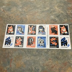 2024 USPS Baby Wild Animals Forever Stamps Sheet Of 20
