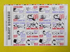 Sc# 2819 -2828 SILENT SCREEN STARS 29¢ Block of 16 1994 MNH Doc