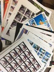 Self Stick Sheets $1500 Face Value Nice Assortment All Mint Never Hinged