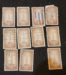 # 1134 – 1959 4c Petroleum Industry Oil Derrick ~ Used 1 Stamp + 2 FREE Stamps