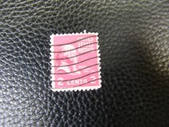 6991) One: 2¢ US Postage Stamp John Adams 1797-1801 Rose