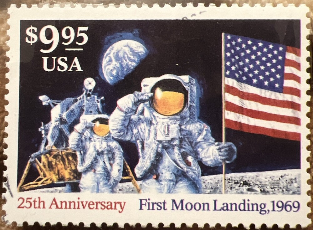 USA 1994 SPACE 25TH ANNIVERSARY MOON LANDING STAMP