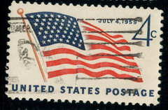 USA – 1959 – New American Flag with 49 Stars – 4¢ – #2997