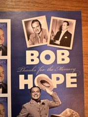 USPS 2009 Bob Hope 44¢ Commemorative Stamp Sheet – Thanks for the Memory MNH