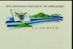 SCOTT # UXC6, – ONE U S 6 CENT AIR POSTAL CARD – 1967 – NH – VF – MINT