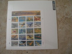 FULL SHEET 1996 American Aircraft Air Planes Stamp # 3142 32 cent STILL SEALED