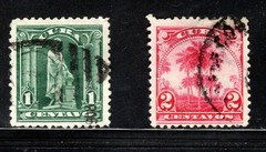 U.S. Stamp – U.S. Occupation (circa 1899) – 1 & 2 centavos – SC# 227 & 228