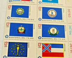 Scott #1663-16 State Flags 40 Total Vintage 13 Cents 1976 Face Value $5.20
