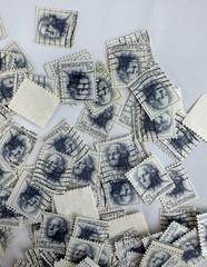 Cancelled Vintage US Presidents Stamp Lot George Washington 5 cent Liberty