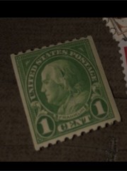 Rare Benjamin Franklin 1 Cent Stamp