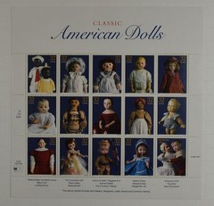 15 SHEETS US SCOTT 3151 PANE OF 15 CLASSIC AMERICAN DOLLS 32 CENTS FACE MNH