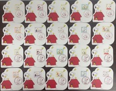 Snoopy and the Peanuts Gang First Day Issue 20-Piece Set