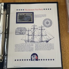 USA Stamp Series Panel The Boston Tea Party Postal Commemorative Society Pg 3