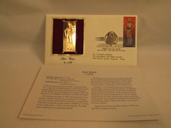 C-3PO Star Wars Disney 22KT Gold Stamp 1st Day USPS