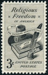 USA 1957 – Religious Freedom in America Issue – MNH Collectible Stamp – Sc.#1099