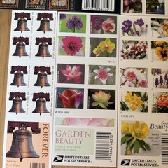 FOREVER STAMPS USPS 8 Books Sheets CHRISTMAS CARD Flowers Animals Pets