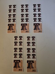 LIBERTY BELL (#4126b) FOREVER Stamps 2008 – Lot Of 5 Booklets 20 US Stamps (MNH)