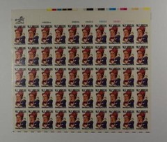 US SCOTT 1803 PANE OF 50 WC FIELDS STAMPS 15 CENT FACE MNH