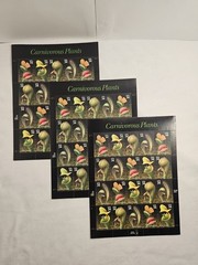 #3528-3531 | 3 Sheets x 20 = 60 Stamps CARNIVOROUS PLANTS 34¢ Fv$20.40