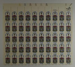 US SCOTT 1911 PANE OF 50 SAVINGS AND LOANS STAMPS 18 CENT FACE MNH