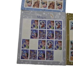 Three Partial Sheets The Art of Disney FRIENDSHIP 37¢ US Postage Stamp
