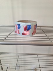 Mrs. Grossman American Flag Stickers USA On Roll 1989