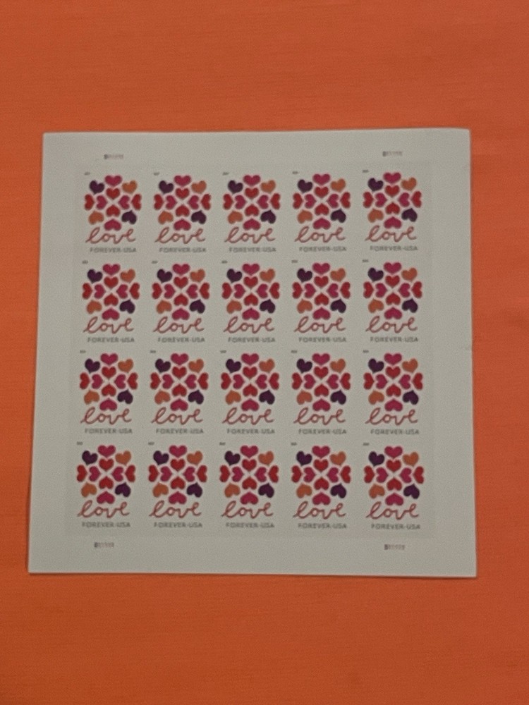 USPS Forever Stamps- Love Heart Blossoms (2018) Single Stamp Random MNH