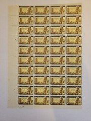 Dag Hammarskjold 4c Stamp 1961 US Postage 27279 Sheet of 40 Stamps