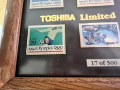 Stamps. All New And Unused. Framed Olympic Stamps 1990’s Limited Edition 17/500