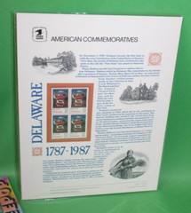 American Commemoratives Delaware 1787-1987 USPS Stamps 287 July 4, 1987