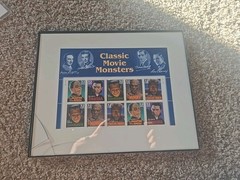 Classic Monster Movie Postage Stamps Collection 10