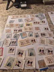 USA – 1975 Americana Lot Of ( 90 ) Printing Press ,church, capital dome, liberty