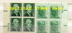 President Plate Blocks: 2 Mint US USA Postage sTamps (11-197)