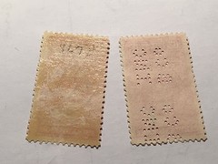 US STAMP REVENUE DOCUMENTARY SCOTT #R678 PAIR