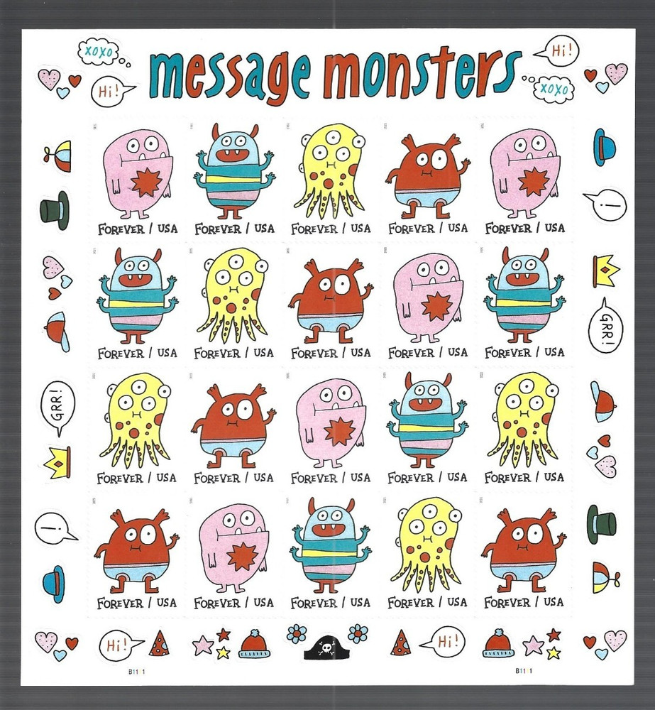 DISCOUNT POSTAGE 💥ASSORTED 100x Forever Stamp 💥FV = USD78.00