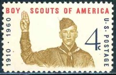 USA 1960 – BOY SCOUTS OF AMERICA, 50th Anniversary 1910-1960 🤩MNH🤩 Scott #1145