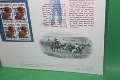American Commemoratives Will Rogers USPS Stamps Panel Sheet 119 Nov 4 1979