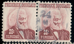 USA – 1967 – Prominent Americans – Frederick Douglass – 25¢ x2 – #3763
