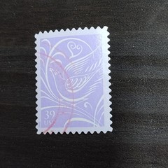 2006: 39 Cents, Wedding Series: Purple Doves, Scott #3998 – USA Stamp