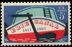 USA 1967 – ERIE CANAL 1817-1967, 5¢ Stamp – U.S. MNH Vintage Stamp – Sc. #1325