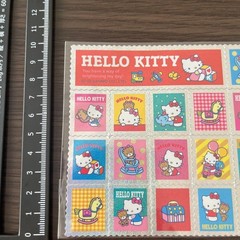 Kitty hologram stamp-style sticker